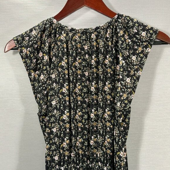 J Crew Mercantile Dress Womens Small Midi Superbloom Floral Flounce Romantic - Picture 7 of 10